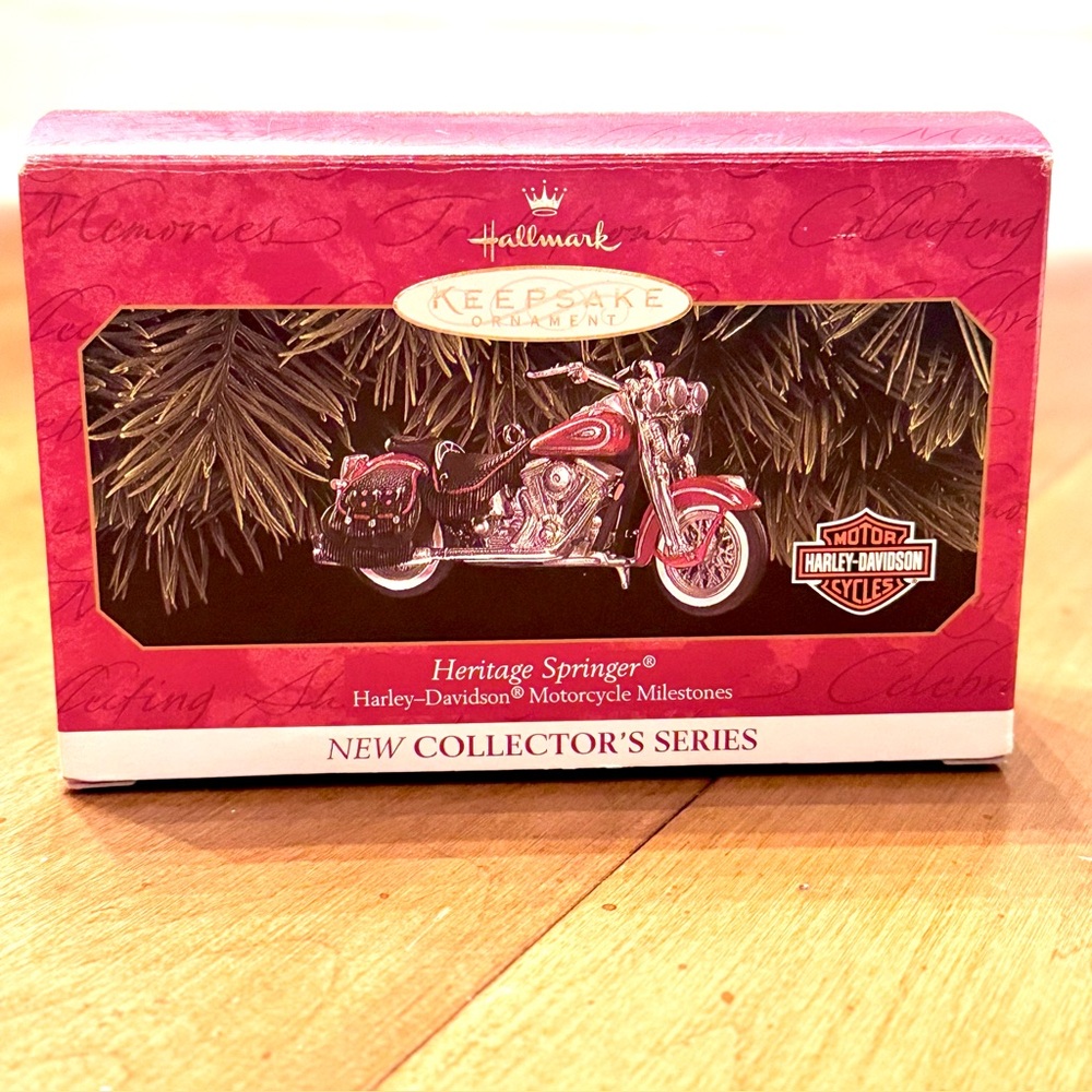 Hallmark Heritage Springer Motorcycle Ornament